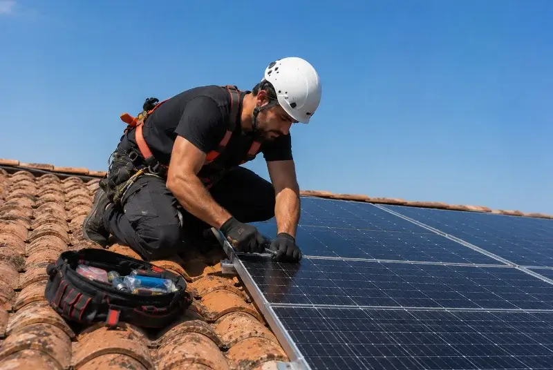 Maintenance et monitoring de panneaux solaires à Poisat