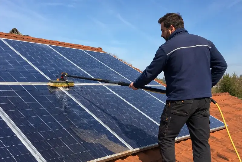 Nettoyage et entretien de panneaux solaires à Poisat